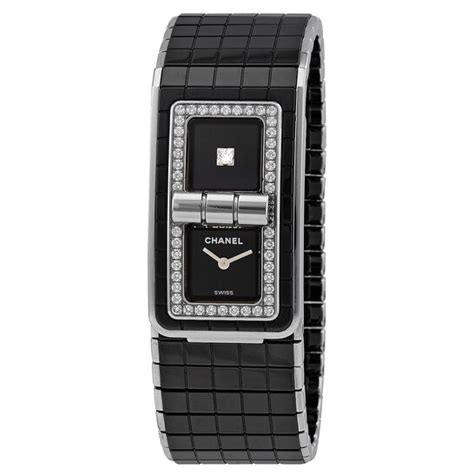 13259148 chanel|CODE COCO Watch Steel & Black Ceramic .